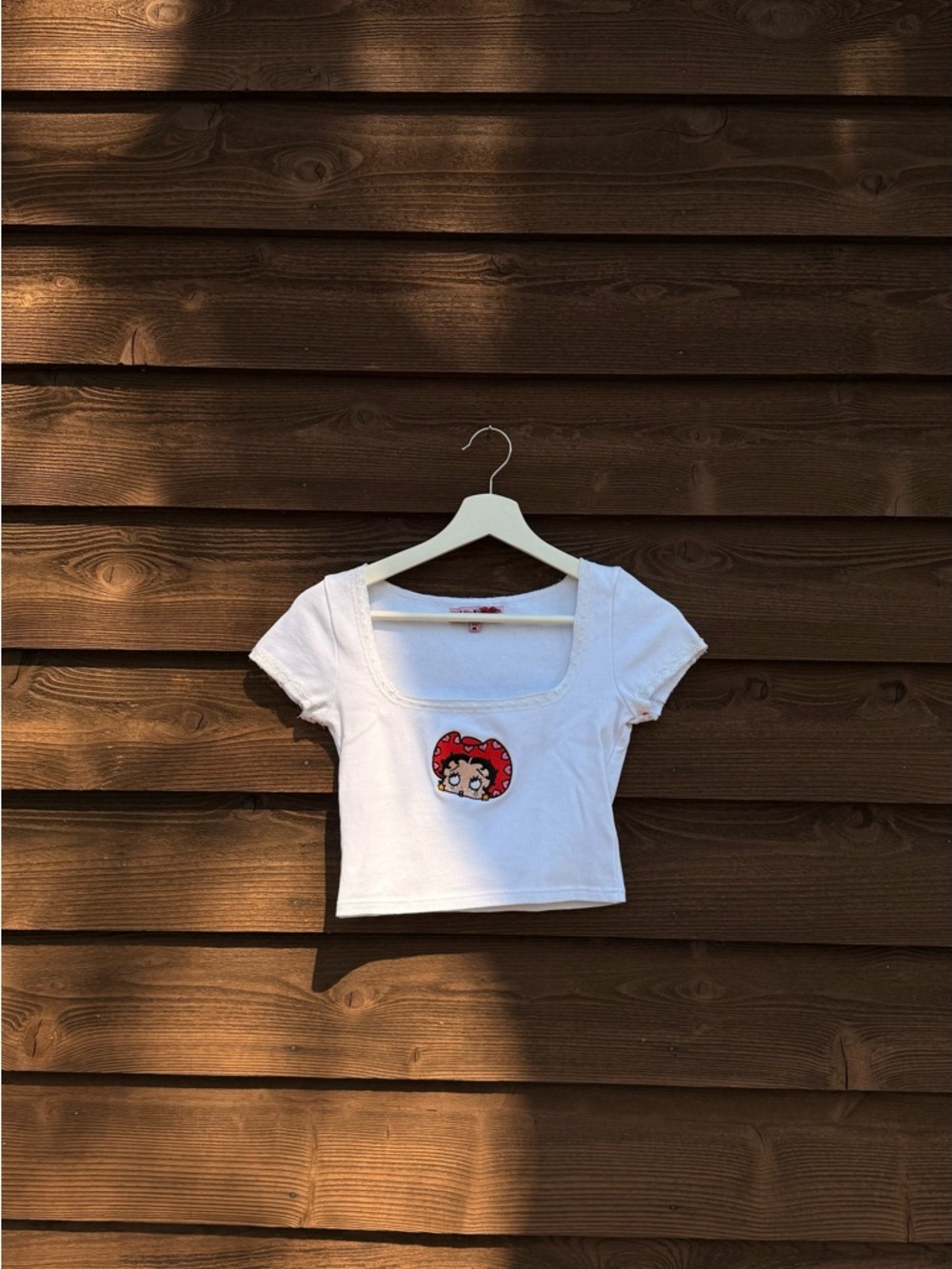 Betty boop cowgirl crop top